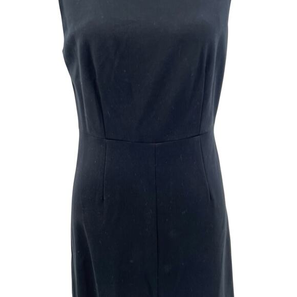 Diane von Furstenberg Carrie Sleeveless Ponte A-line Dress Black Size 6 - Picture 5 of 13